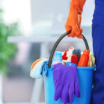 Hard water stains are best removed using acidic cleansers